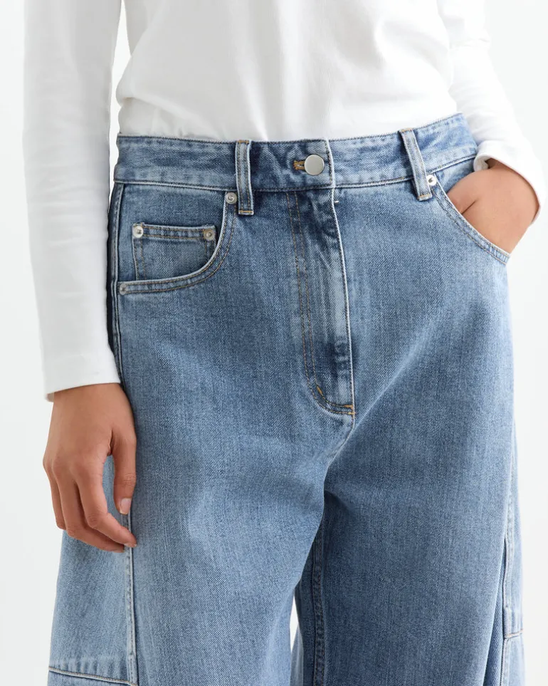 Wash Denim Sid Jean in Classic Blue