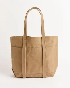 Washed Canvas 6 Pockets in Taupe