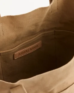 Washed Canvas 6 Pockets in Taupe