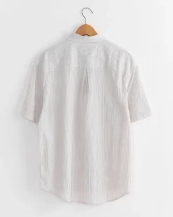 Wavy Striped Shirt in Natural
