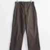 Wide Fit French Work Pant in Coffee Brown