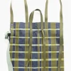 Windswept Plaid Bag in Navy