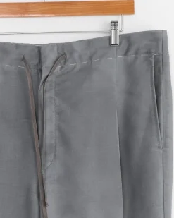 Wool Mohair Trousers in Grey