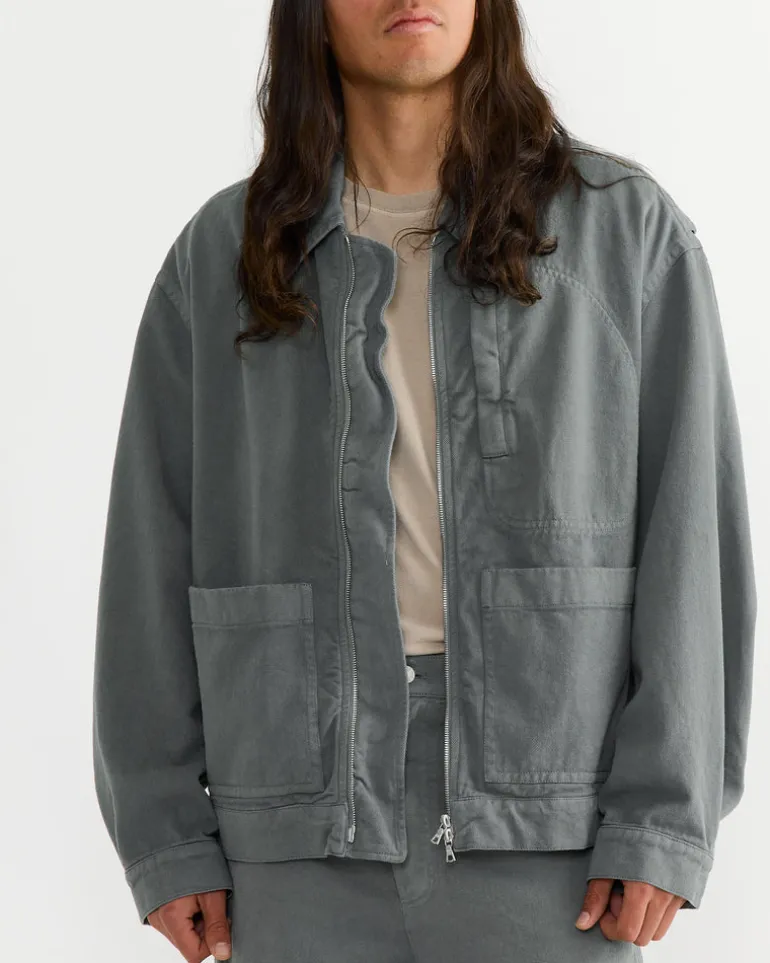 Work Jacket in Sage