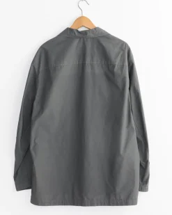 Workwear Shirt Jacket in Dark Brown