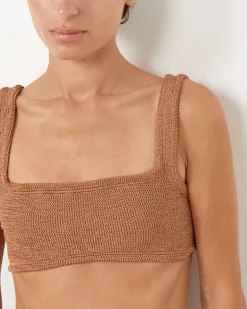 Xandra Bikini in Metallic Cocoa