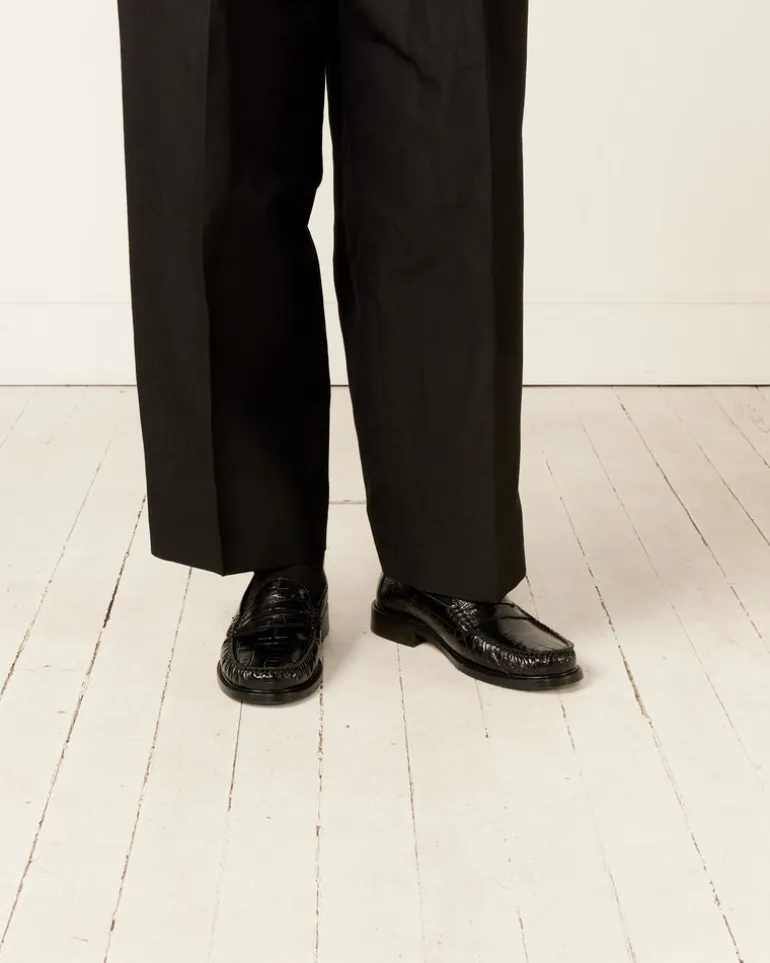 Yardee Mocassin Loafer in Black