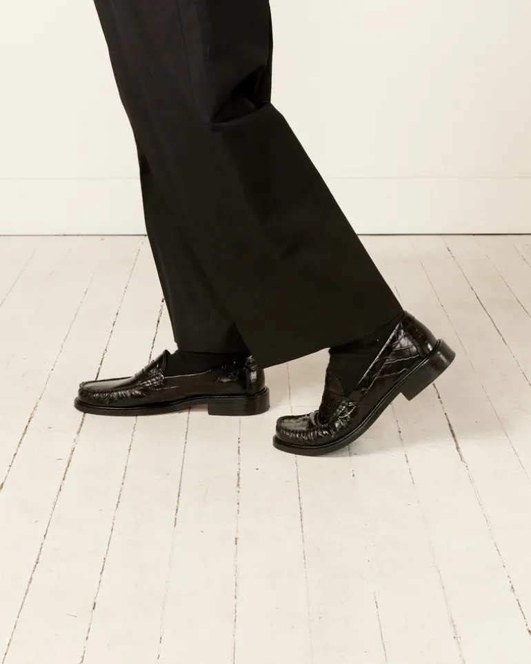 Yardee Mocassin Loafer in Black