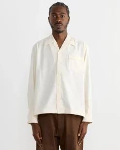 Zach Shirt in Cotton Silk Nep Cream