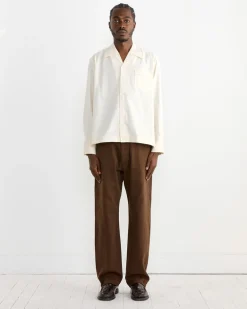 Zach Shirt in Cotton Silk Nep Cream