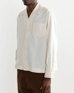 Zach Shirt in Cotton Silk Nep Cream