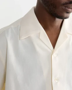 Zach Shirt in Cotton Silk Nep Cream