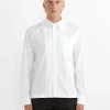 Zip Shirt in White