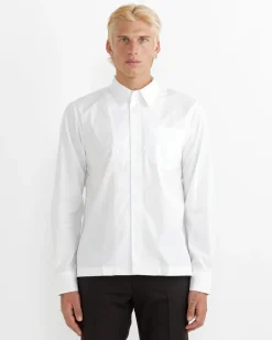 Zip Shirt in White
