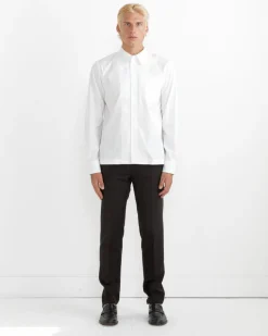 Zip Shirt in White