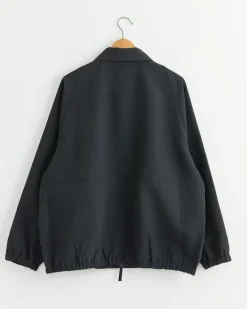 Zip Up Blouson in Ink Black