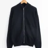 Zipped Cardigan in Black